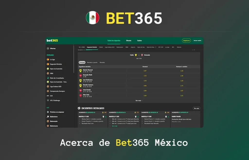 Acerca de Bet365 