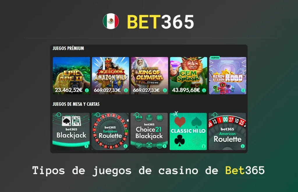 juegos de casino de bet365